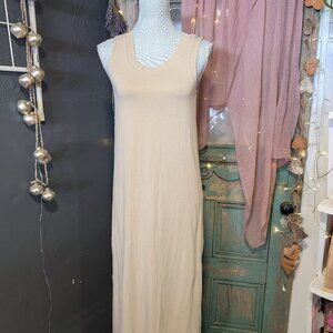 Size 4 Lululemon Beige All Yours Tank Maxi Dress